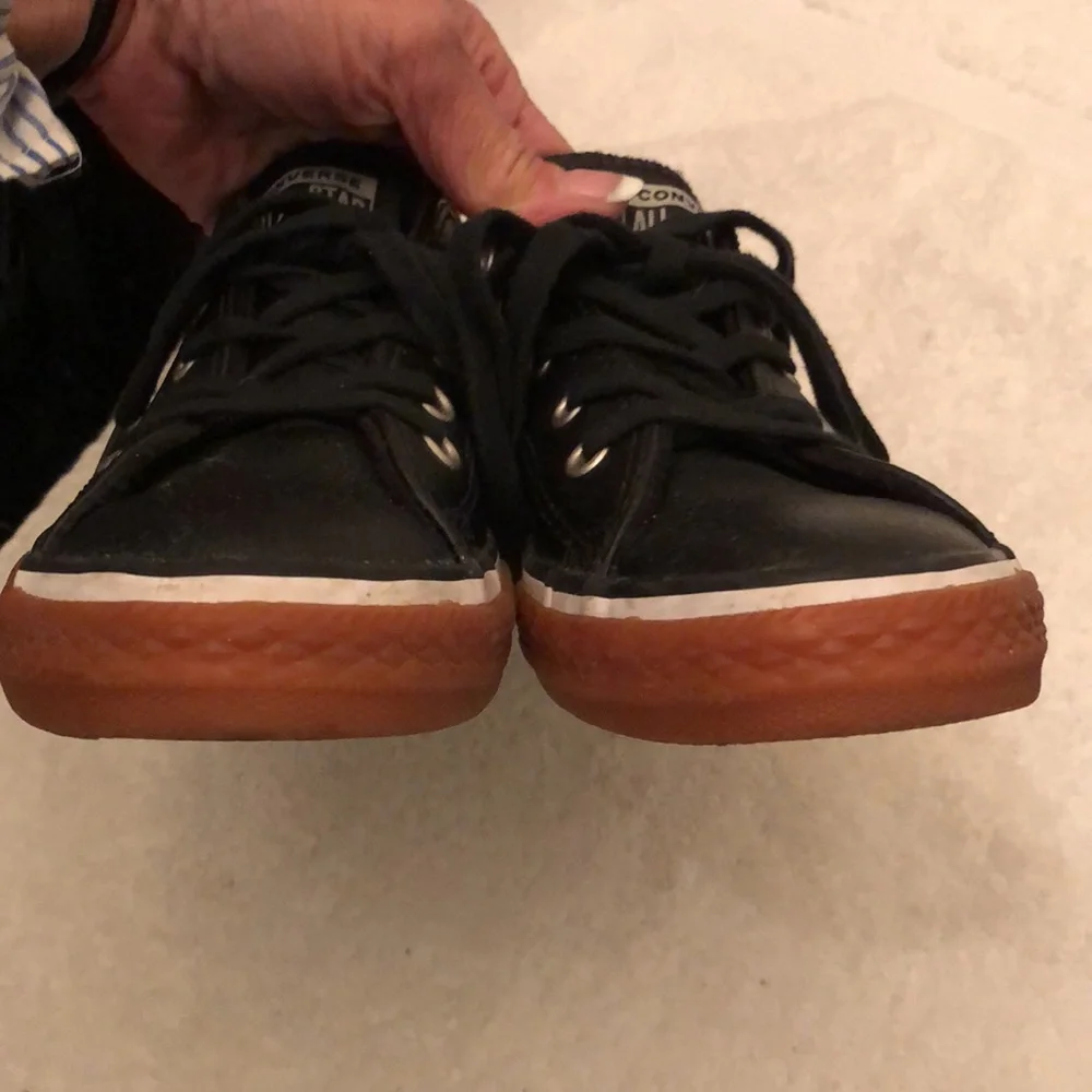 CONVERSE ALL STAR LEATHER SNEAKERS KIDS-BOYS-SIZE 3